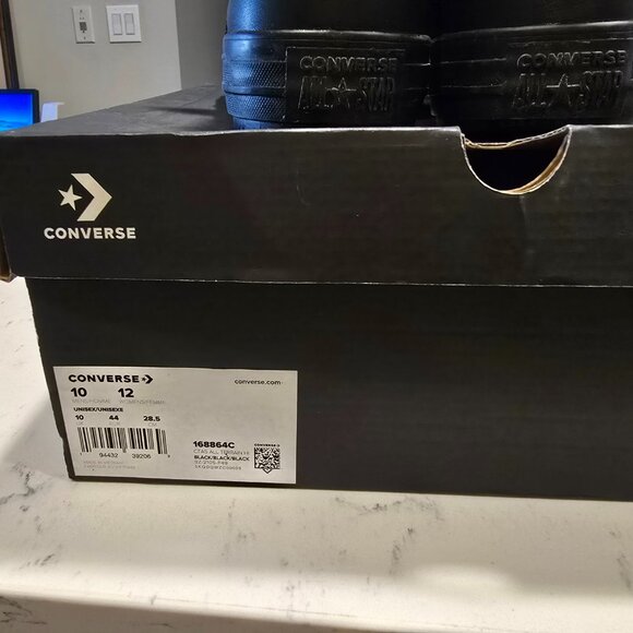 Converse Star ALL TERRAIN Waterproof Leather Boots BLACK SZ 10 NEW - Picture 6 of 9